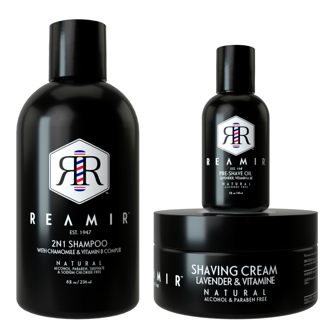 REAMIR Men's Grooming Product Line / Essential Kit 